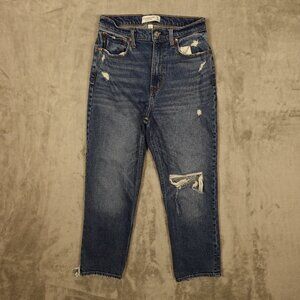 Abercrombie & Fitch Jeans Curve Love Ankle Straight Ultra High Rise – Size 28/6R